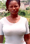 delightful Ivory Coast girl  from Abidjan N3786