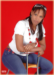 athletic Dominican Republic girl Meibel from Santo Domingo DO5315